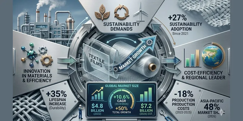 Films for Textile Market Size to Hit $7.2 Billion by 2026: 10.6% CAGR & Key Industry Statistics